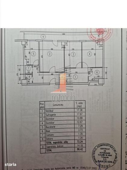 Apartament cu 3 camere decomandat în Doamna Ghica
