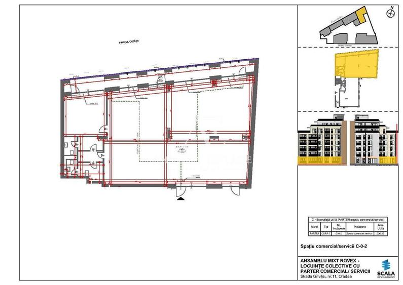 Spațiu comercial, de 142.80000305176 mp, în Cetății