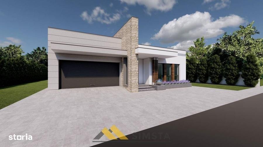 Casă cu 3 camere cu Teren 1290 Mp în Oșorhei