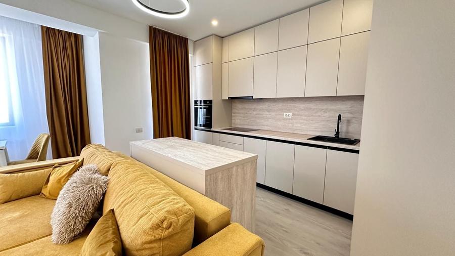 Apartament cu 2 camere semidecomandat, mobilat în Pipera