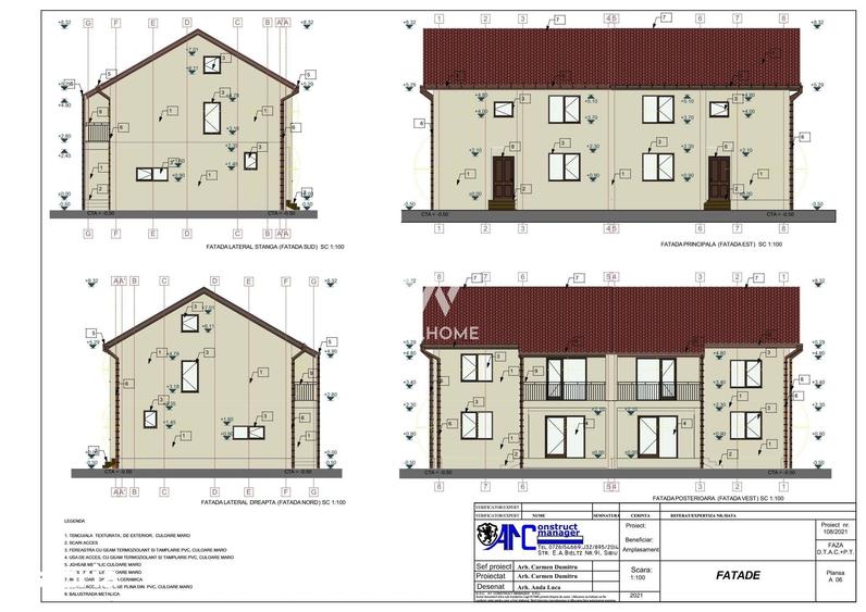 Casă cu 3 camere cu Teren 250 Mp în Șelimbăr