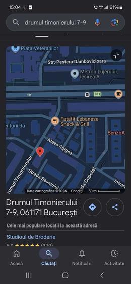 Garsonieră decomandată în Lujerului