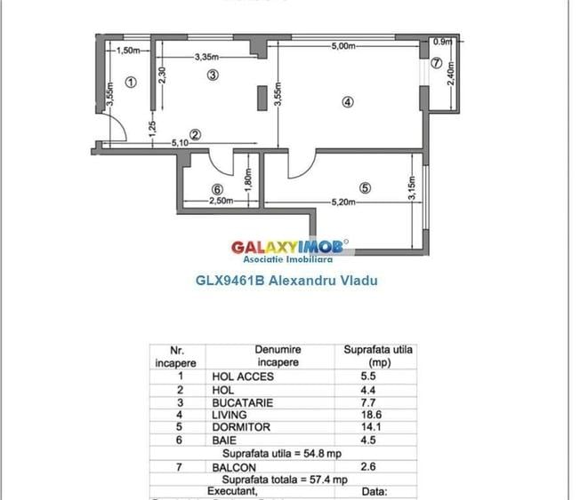 Vanzare apartament 2 camere, str. Motilor - Metrou Mihai Bravu - 6