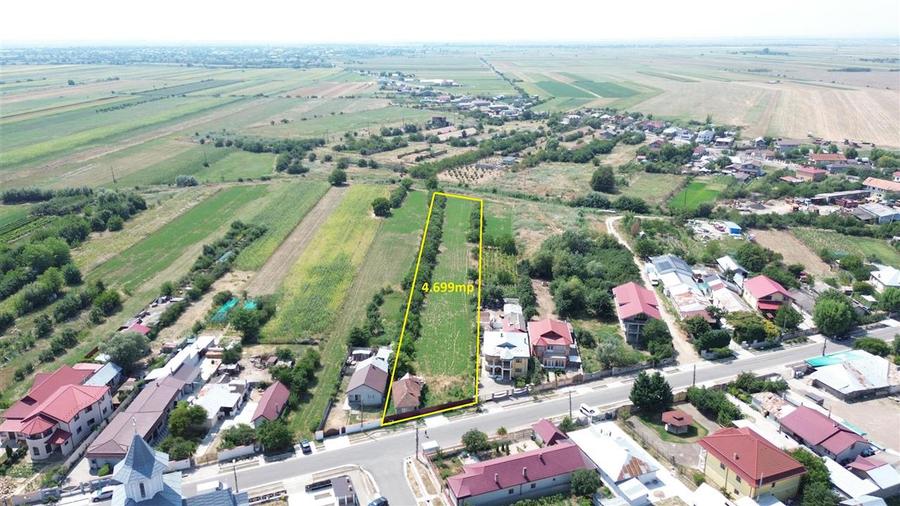 Teren Construcții intravilan de 4699 mp, în Milcovul
