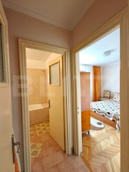 Apartament cu 2 camere semidecomandat, mobilat în Calea București