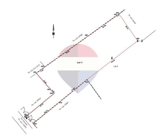 Teren Construcții intravilan de 1788 mp, în Sânpetru