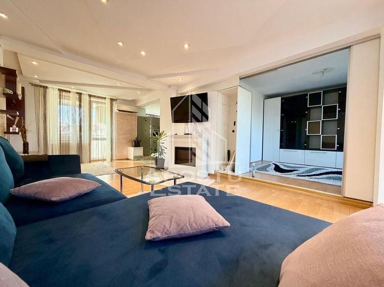 Apartament cu 4 camere decomandat, mobilat în Dorobanților