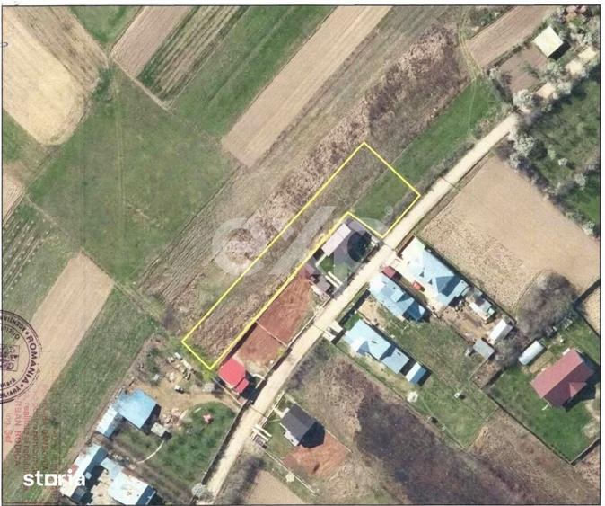 Teren de 1716 mp, în Priseaca