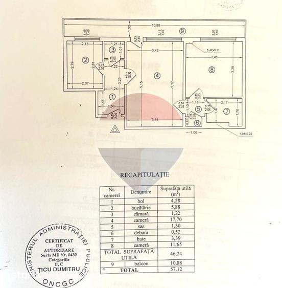 Apartament cu 2 camere în Grivița