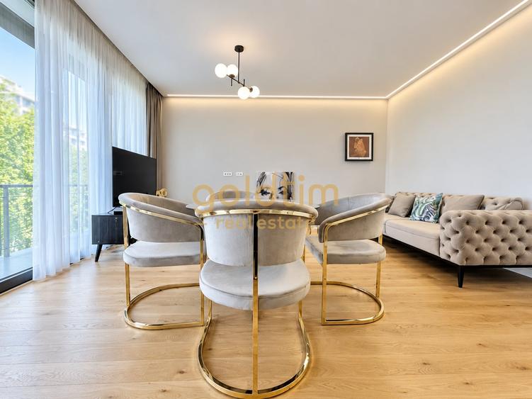 Apartament cu 2 camere decomandat, mobilat în Herăstrău