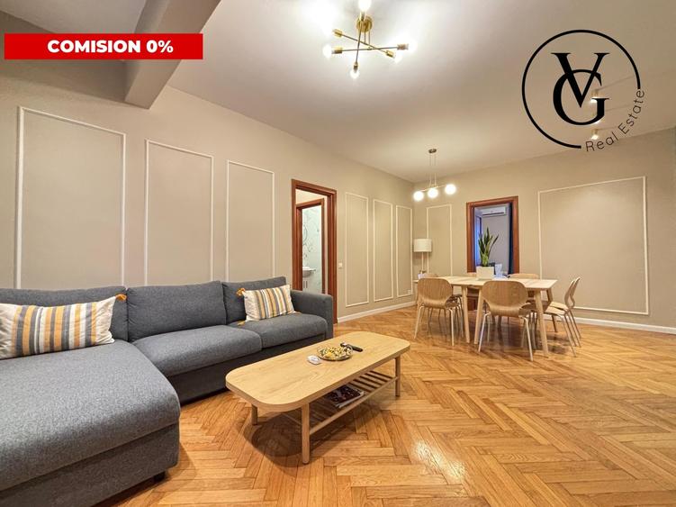 Apartament cu 4 camere semidecomandat, mobilat în Universitate