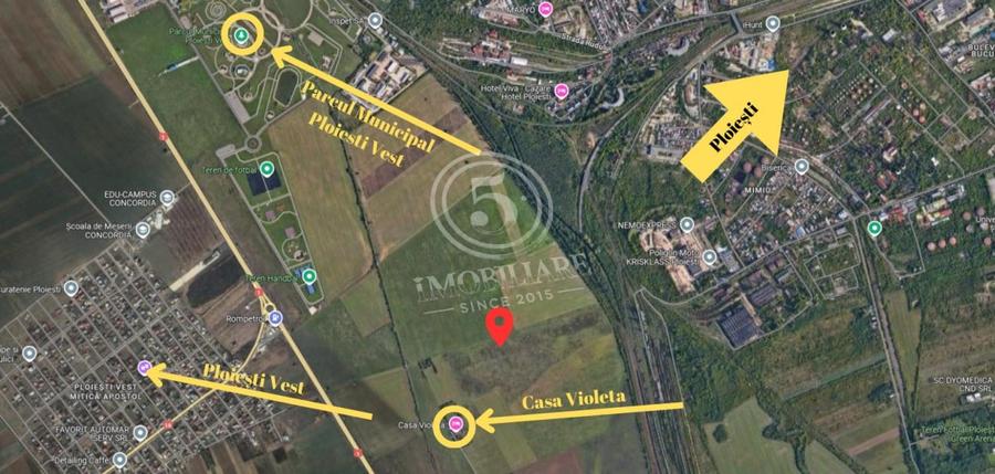 Teren Construcții intravilan de 5000 mp, în Vest