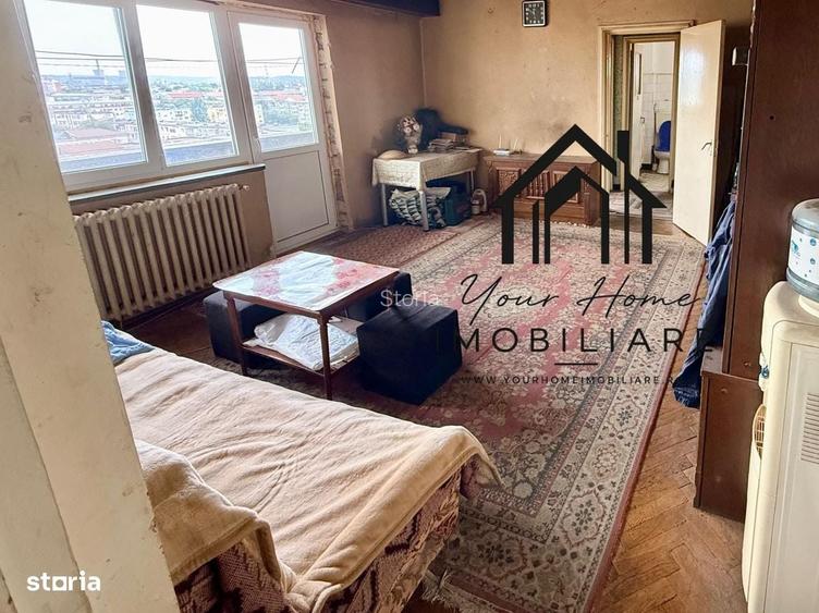 Apartament 3 camere semidecomandat, Et. 10/10 Craiovita Noua
