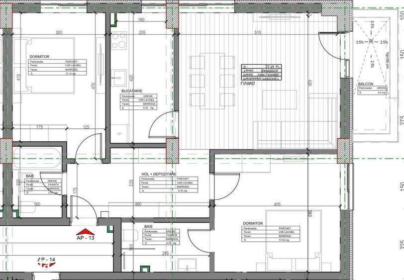 Apartament cu 3 camere în Central