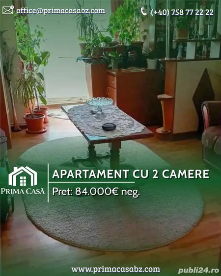 Apartament cu 2 camere semidecomandat în Micro 5