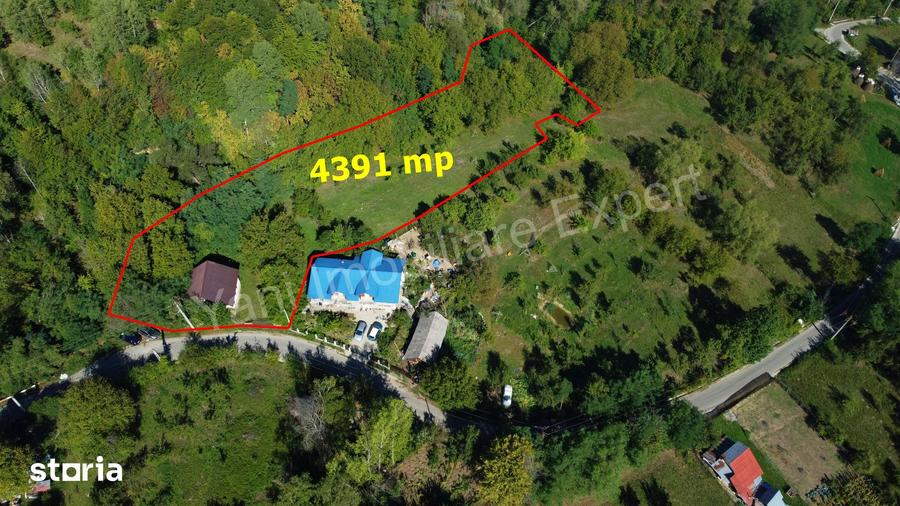Casă cu 3 camere cu Teren 4391 Mp în Valea Danului