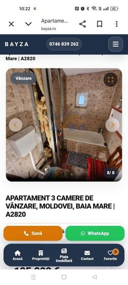 Apartament cu 3 camere decomandat în Central