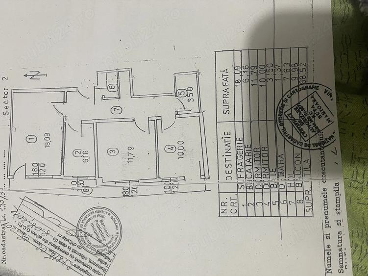 Apartament cu 3 camere decomandat în Colentina