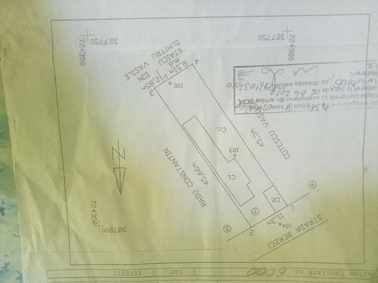 Casă cu 4 camere cu Teren 415 Mp în Fetești-Gară