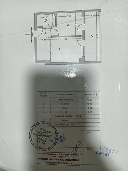 Apartament cu 2 camere decomandat în Central