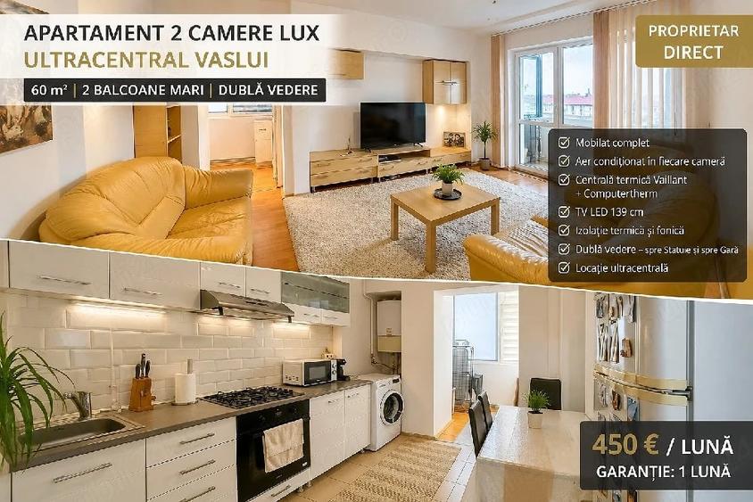 Apartament cu 2 camere decomandat în Ultracentral