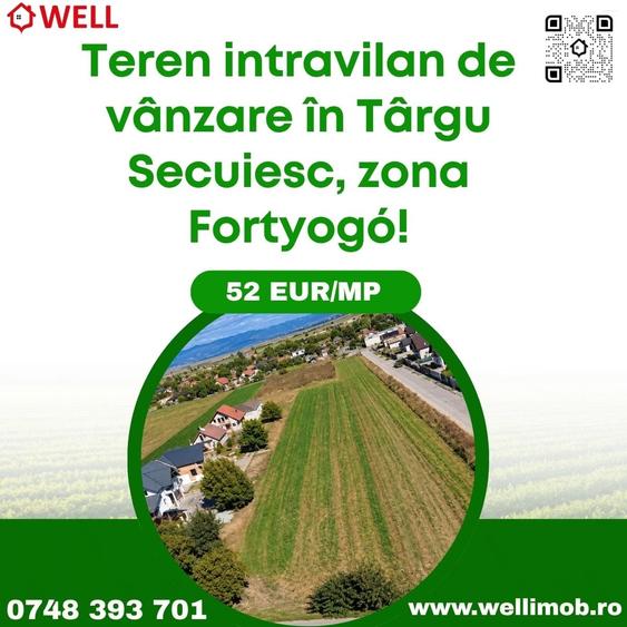 Teren intravilan de 4100 mp, în Târgu Secuiesc