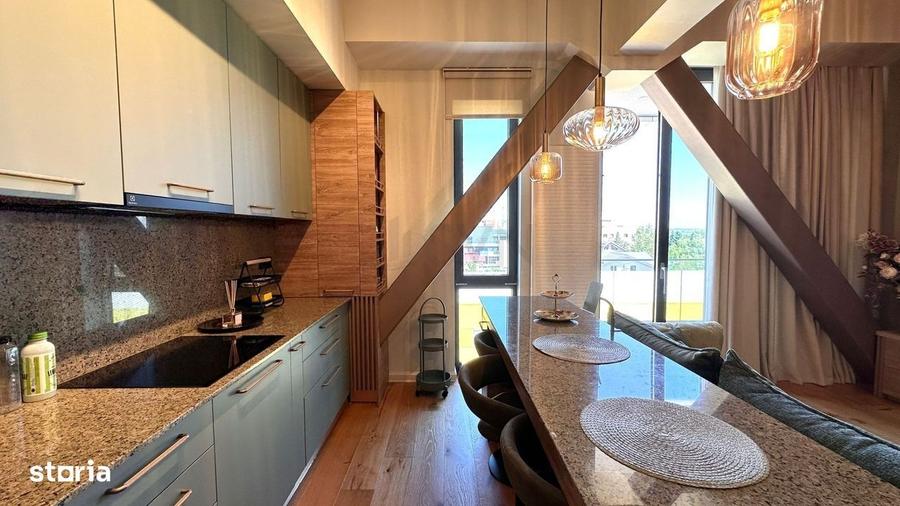Apartament 2 camere complet mobilat Aviatiei metrou - 4