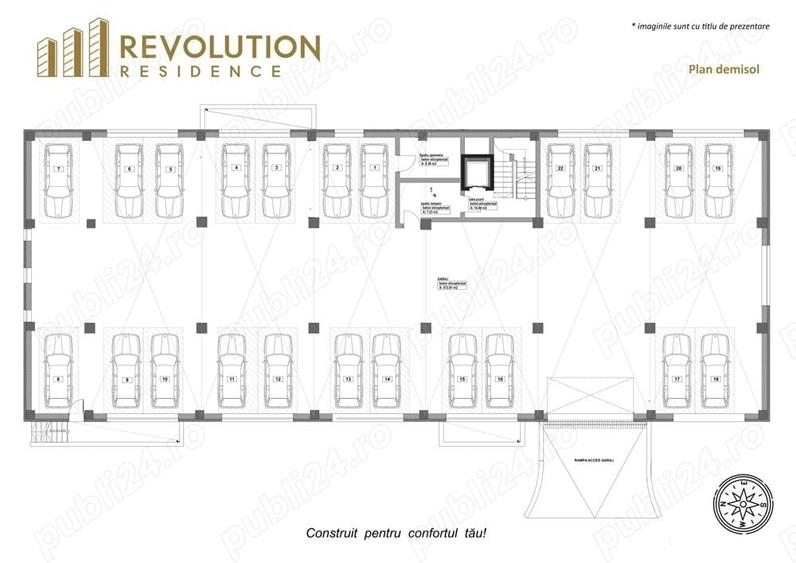 Apartament cu 2 camere decomandat în Central