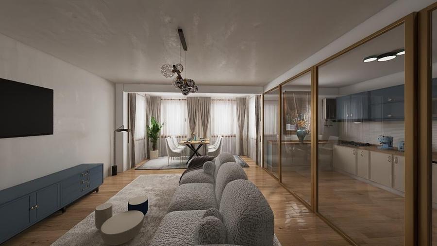 Apartament cu 3 camere în Titan