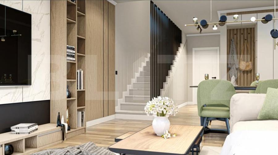 Duplex cu 3 camere cu Canalizare în Sânpetru
