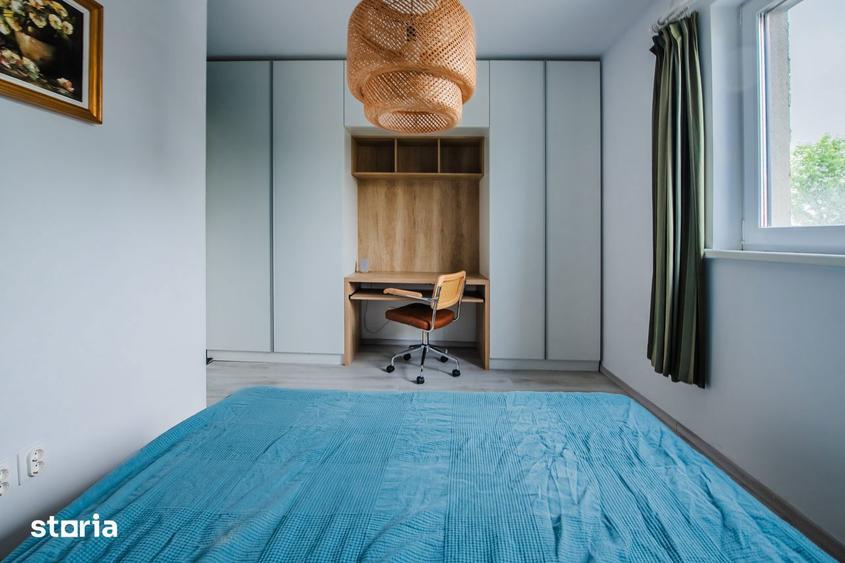 Apartament cu 2 camere semidecomandat, mobilat în Bună Ziua