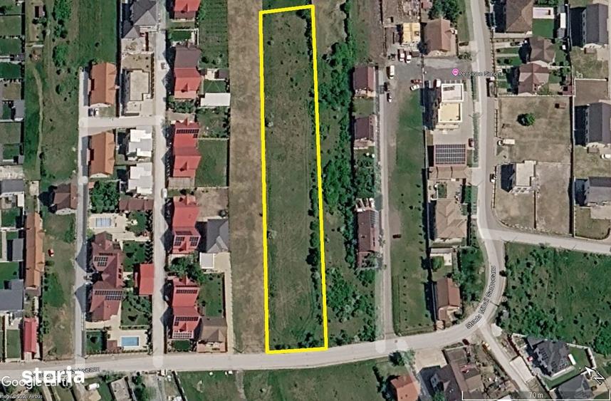 Teren de 2850 mp, în Zăvoi