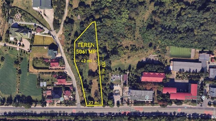 Teren Construcții intravilan de 5061 mp, în 1 Mai