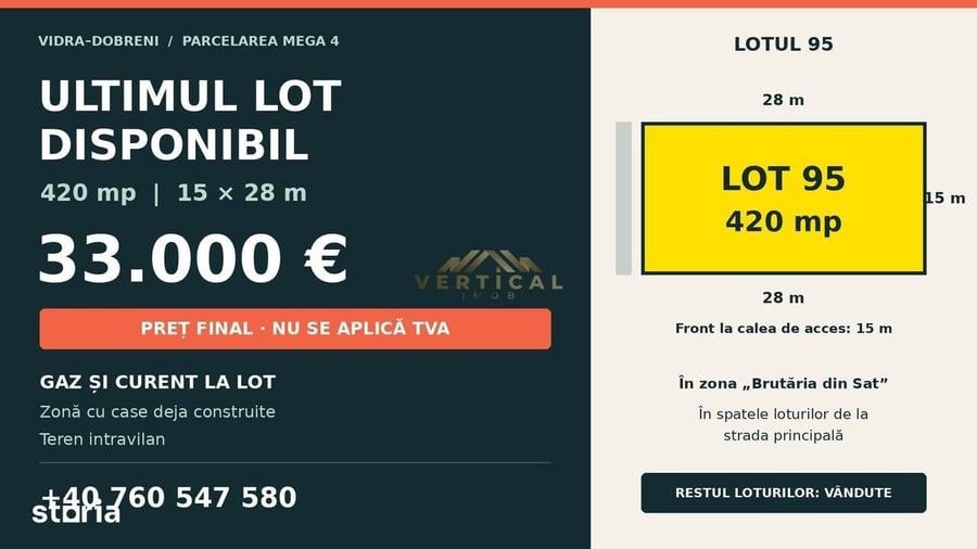 Spațiu comercial, în Vidra
