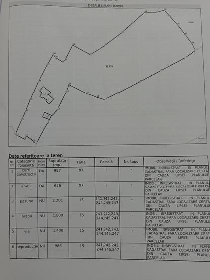Casă cu 4 camere cu Teren 8000 Mp în Pruni