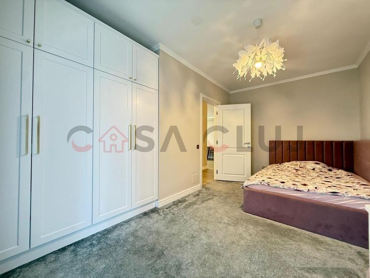 Apartament cu 4 camere semidecomandat, mobilat în Borhanci