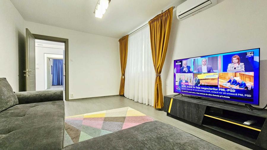 Apartament cu 2 camere semidecomandat în Lacul Tei