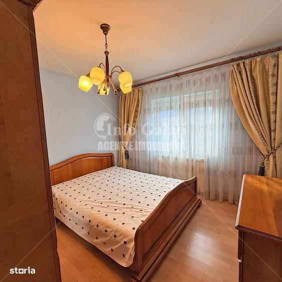 Apartament cu 3 camere decomandat, mobilat în Central