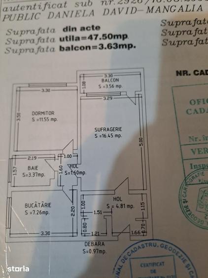 Apartament de vanzare, 2 camere, decomandat, confort 1 - 9