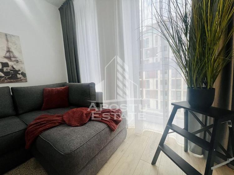 Apartament cu 2 camere semidecomandat, mobilat în Torontalului