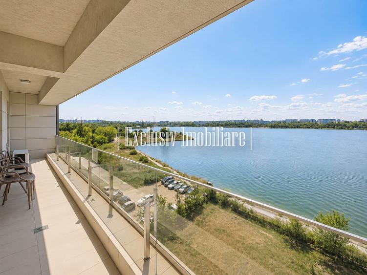 Vedere Frontala la Lac Tabacarie - Apartament de 140 mp cu 3 camere si 3 terase - 7