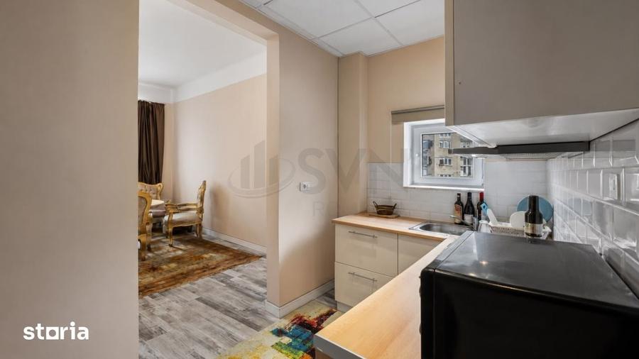 Apartament cu 2 camere semidecomandat în Centrul Istoric