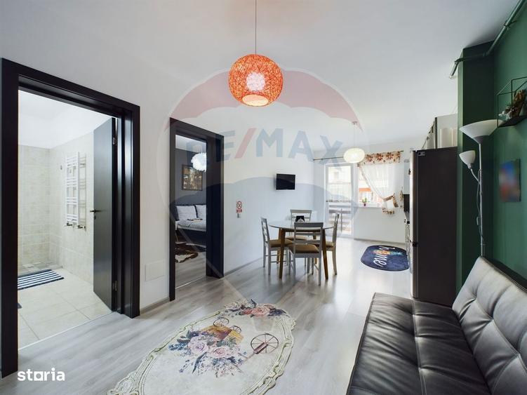 Apartament cu 2 camere, mobilat în Sânpetru