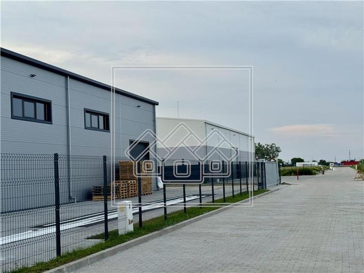 Hala industriala de inchiriat 528 mp, pe un teren de 1738mp| Acces TIR - 14