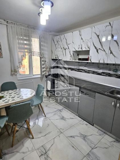 Apartament cu 3 camere semidecomandat, mobilat în Șagului