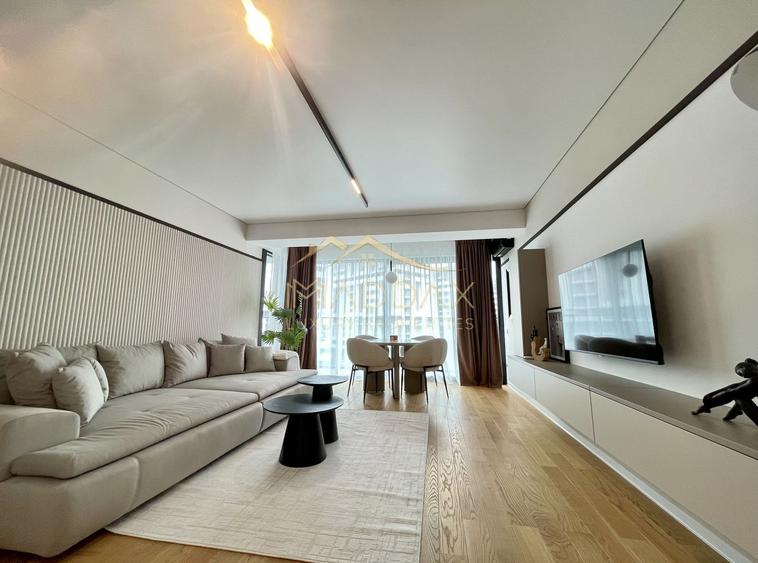 Apartament cu 2 camere, mobilat în Barbu Văcărescu