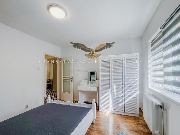Apartament cu 3 camere decomandat, mobilat în Zorilor