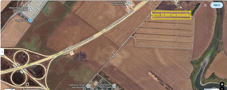 Teren Construcții intravilan de 10000 mp, în Popești-Leordeni
