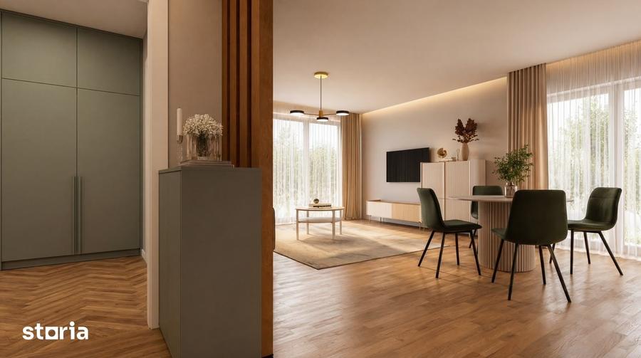 Apartament 3 camere, 2 bai, incalzire in pardoseala, Comision 0% - 6