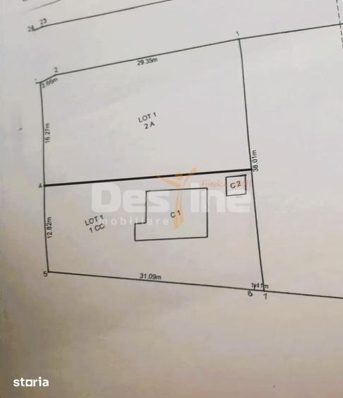 Teren de 537 mp, în Miroslava